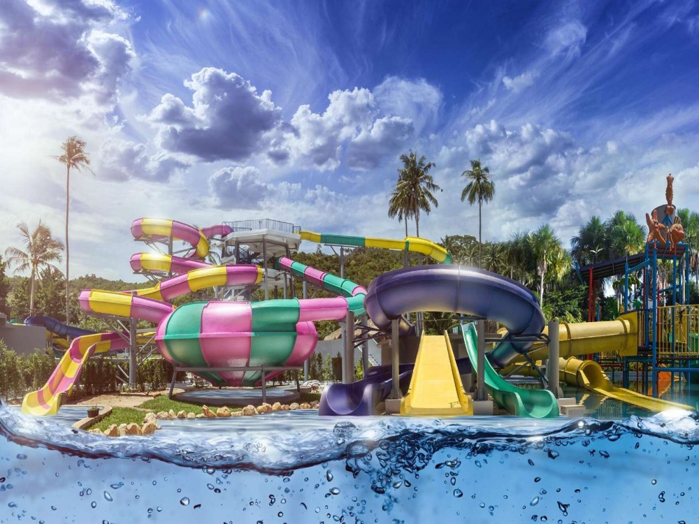 Samui Water Park Pink Elephant