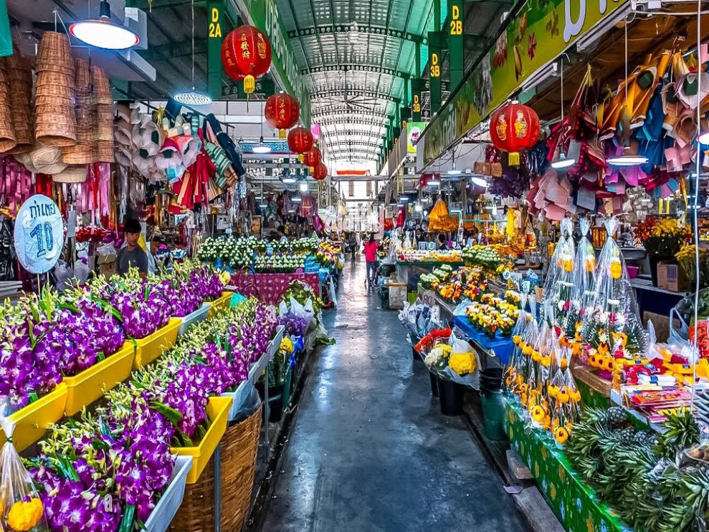 Pak Klong Talad Flower Market