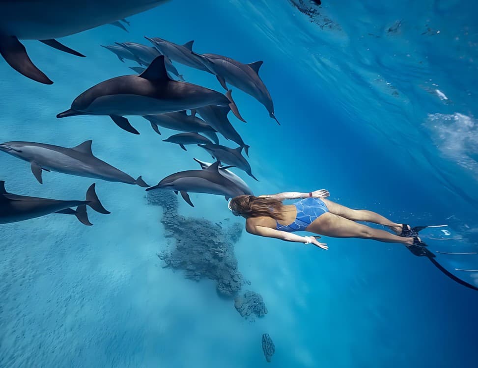 Hurghada: Dolphin & Coral Reef Snorkeling Tour with Lunch | ®ExcursionMania - Image 5