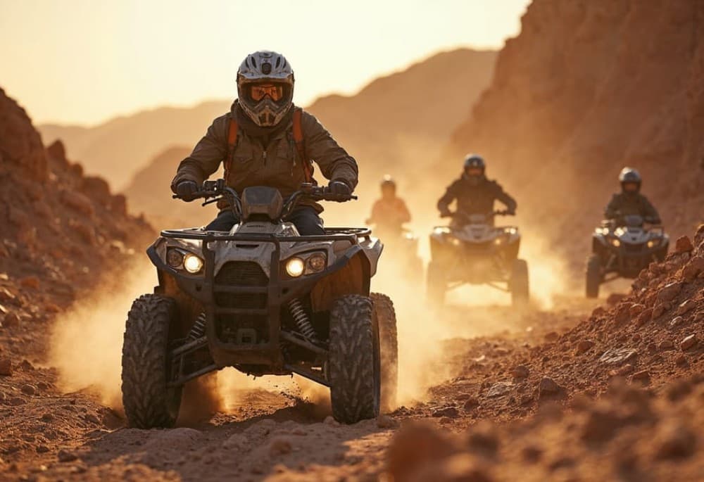 Hurghada: Desert Quad Bike and Buggy Adventure with BBQ | ®ExcursionMania - Image 12