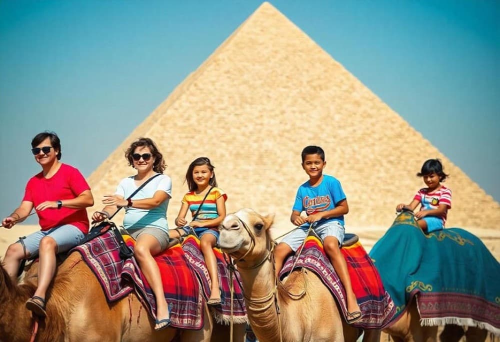 Hurghada: Giza Pyramids Day Trip with Nile Boat Tour Option | ®ExcursionMania - Image 1