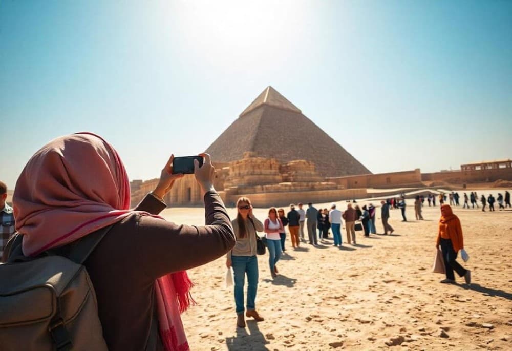 Hurghada: Giza Pyramids Day Trip with Nile Boat Tour Option | ®ExcursionMania - Image 4