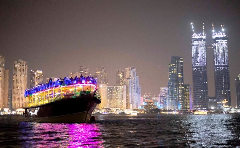 Dubai: 90-Min Dhow Dinner Cruise with Entertainer Shows | ®ExcursionMania - Image 4
