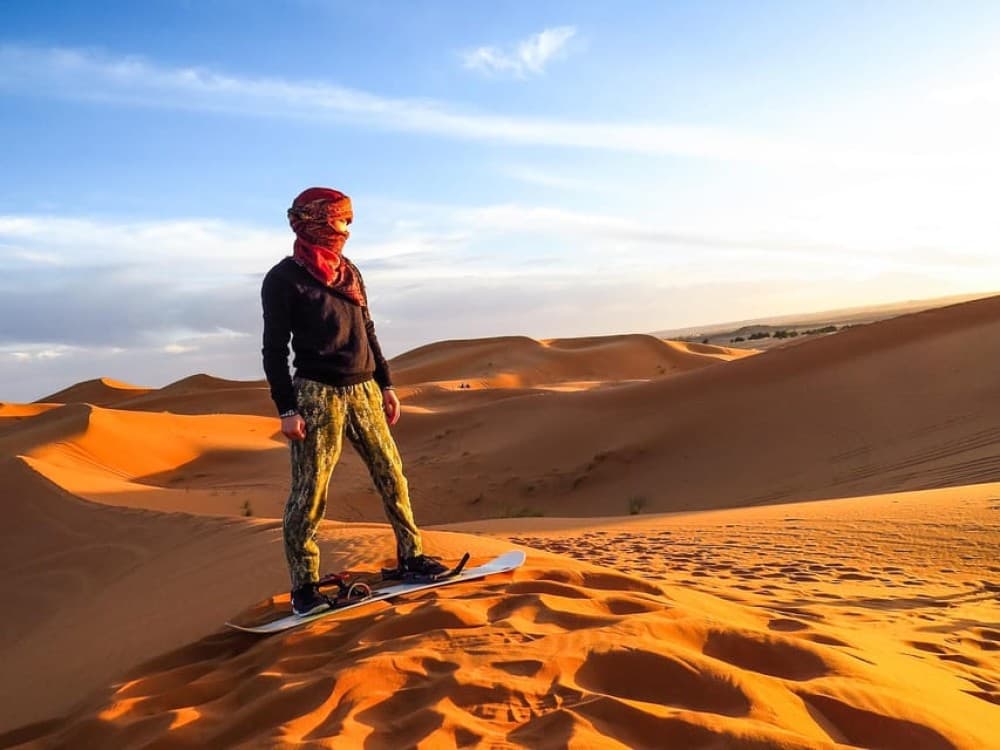 Dubai: Red Dune Safari Camel Ride Sandboarding and Dinner | ®ExcursionMania - Image 2