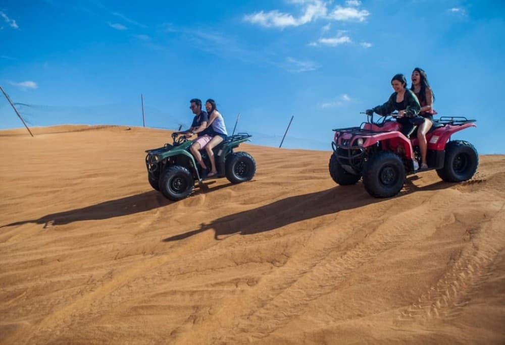 Dubai: Desert Safari Quad Bike Camel Ride and Sandboarding | ®ExcursionMania - Image 6
