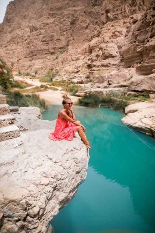 Oman’s Hidden Gems: Wadi Shab & Bimmah Sinkhole | ®ExcursionMania - Image 1
