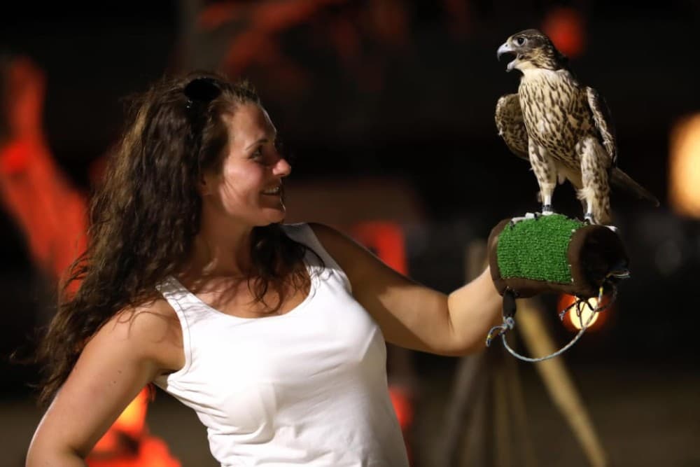 Dubai: Evening Camel Trekking & Dinner at Al Marmoom Oasis | ®ExcursionMania - Image 4