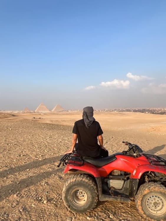 ATV Quad Bike Ride At GIZA Pyramids and BBQ Dinner | ®ExcursionMania - Image 4