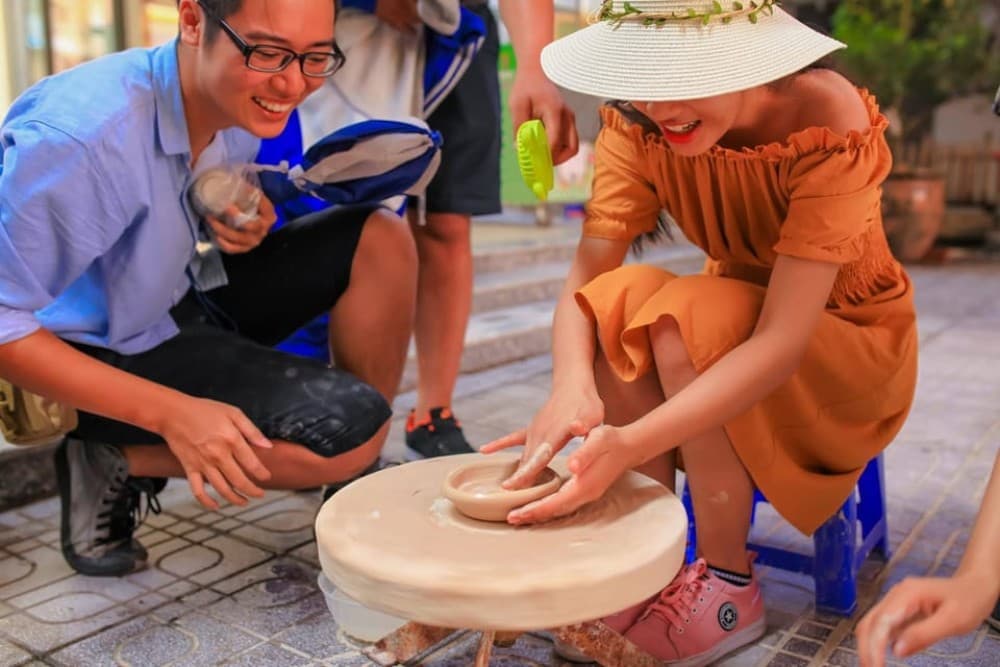 Bat Trang Pottery ancient village by Motorbike | ®ExcursionMania - Image 1