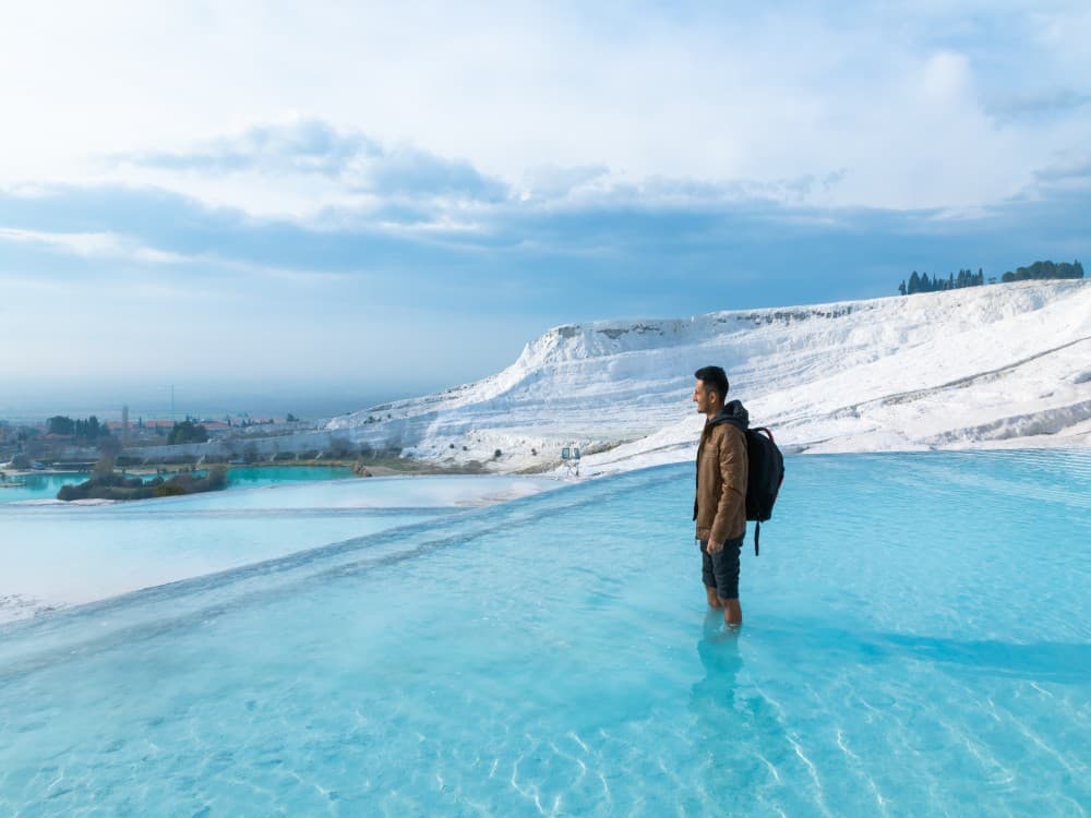 From Side: Pamukkale & Hireapolis Guided Day Trip w/Lunch 