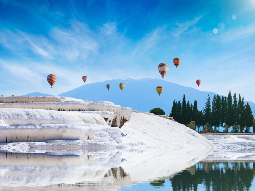 Sarigarme: Pamukkale Tour With Balloon Flight & Private Transfer