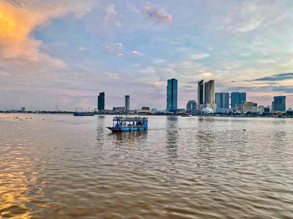 Phnom Penh: Mekong River Sunset Cruise and Tuk Tuk Ride | ®ExcursionMania - Image 2