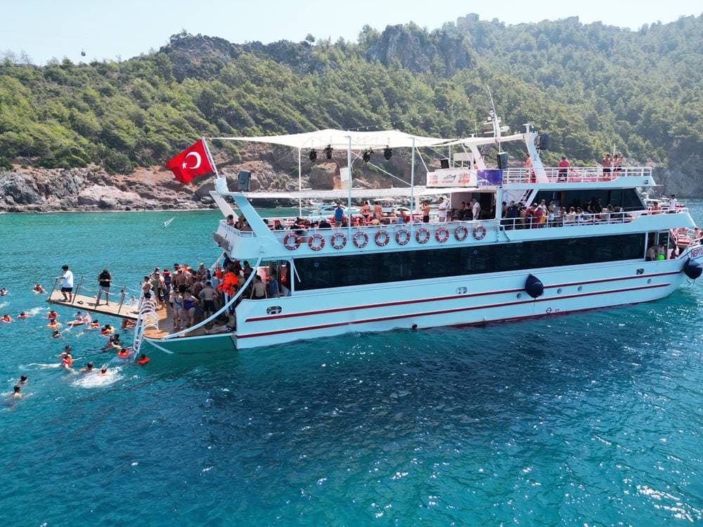 Blue Paradise: Alanya Boat Trip Experience w/Lunch and Hotel transfer | ®ExcursionMania - Image 7