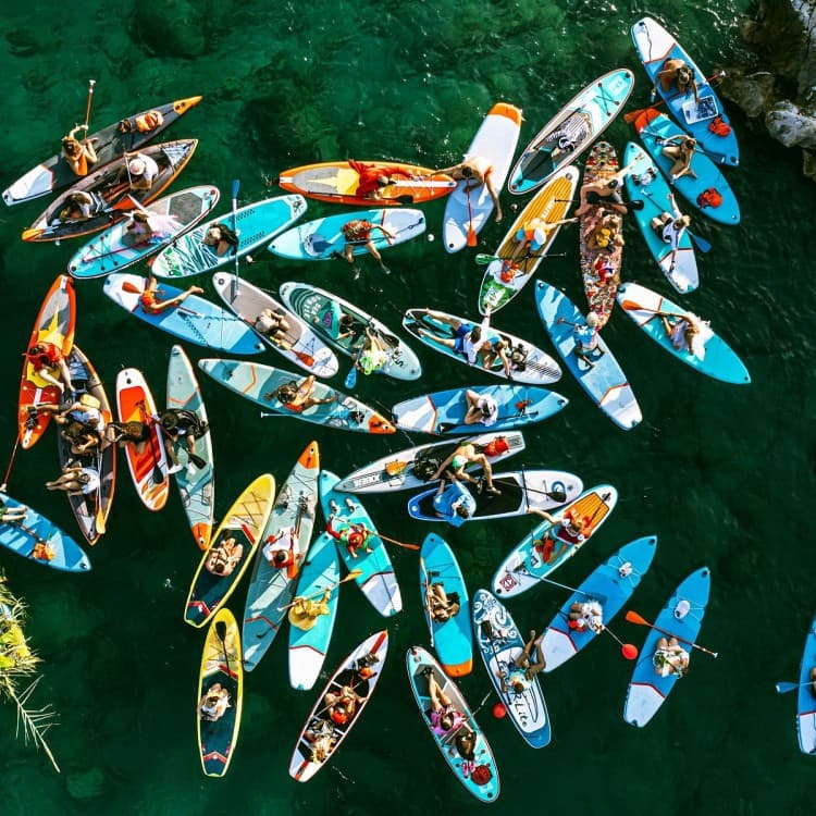 Mediterranean Adventure SUP Surfing in Antalya | ®ExcursionMania - Image 1