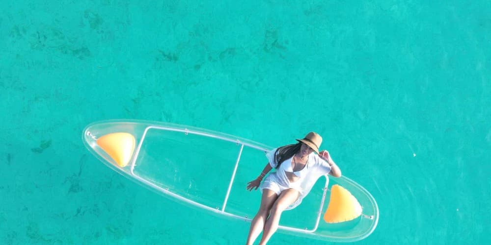 Zanzibar: Transparent Kayak and Drone with Pickup Included | ®ExcursionMania - Image 1