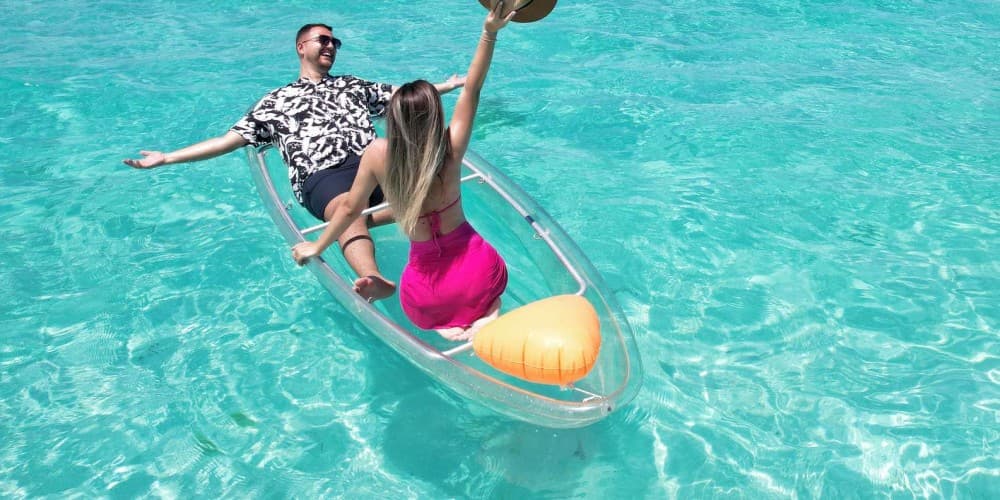 Zanzibar: Transparent Kayak and Drone with Pickup Included | ®ExcursionMania - Image 3