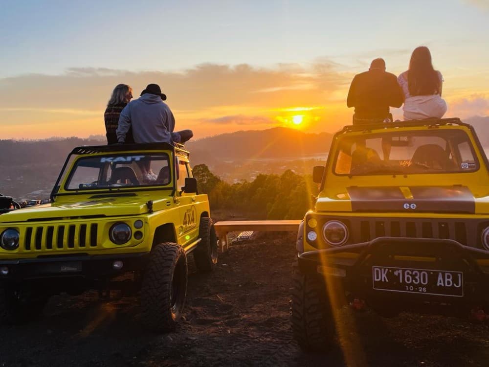 Bali: Sunset Mount Batur Jeep and Hot Spring All Inclusive | ®ExcursionMania - Image 2