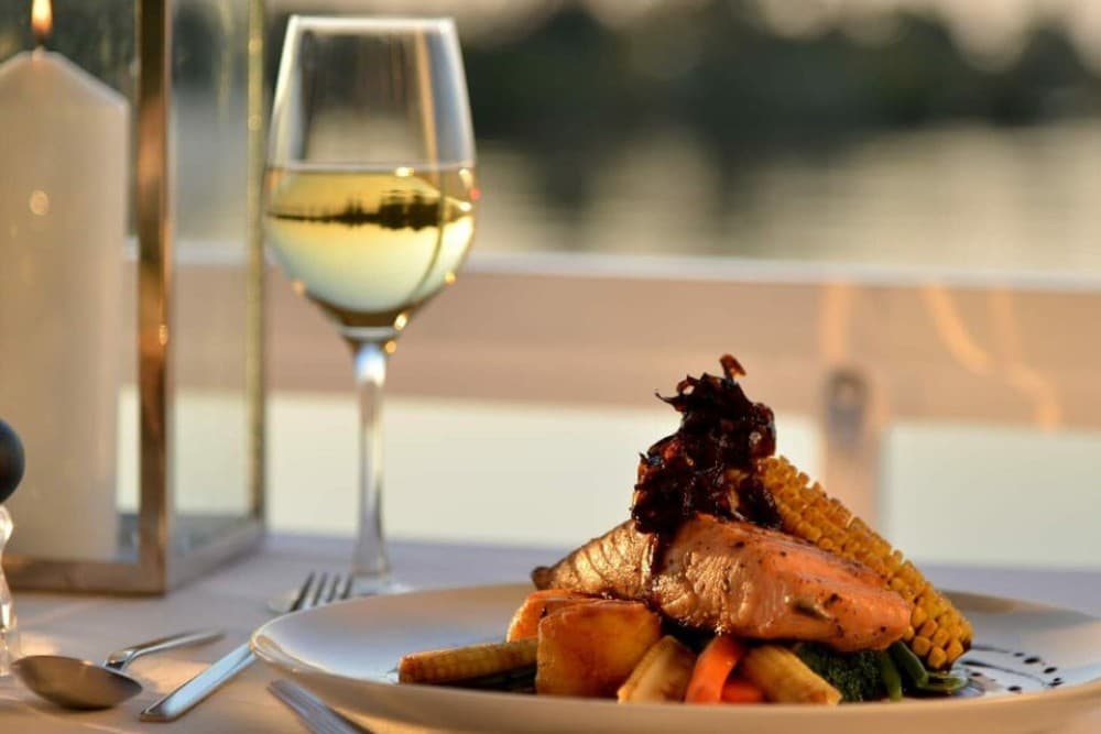 Dining - Luxury Sunset Dinner Cruise With 4 Course Meal | ®ExcursionMania - Image 3