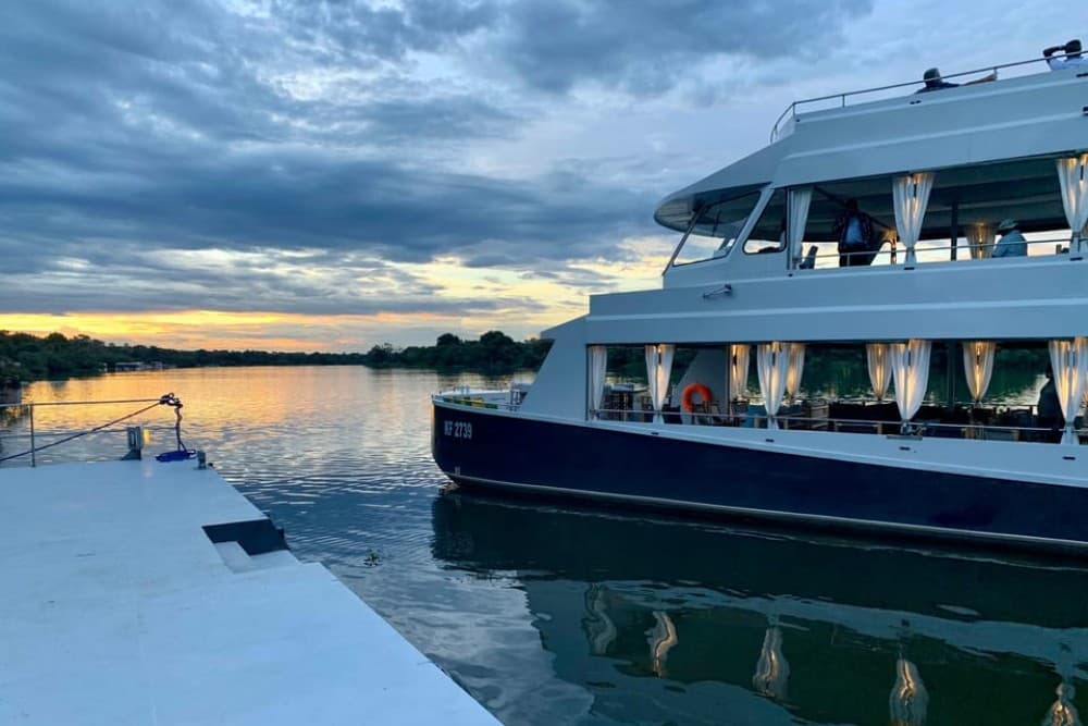 Boat Cruise : Luxury Sunset Cruise on The Zambezi Explorer | ®ExcursionMania - Image 4