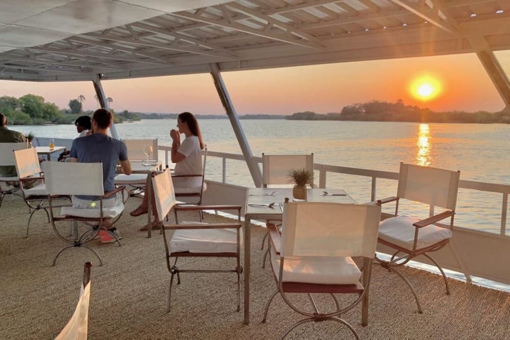 Boat Cruise : Luxury Sunset Cruise on The Zambezi Explorer | ®ExcursionMania - Image 6
