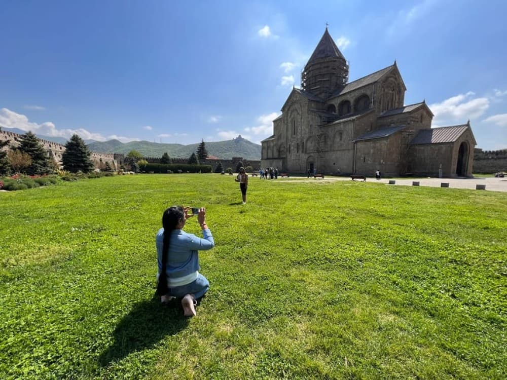 From Tbilisi: Mtskheta,Jvari,Bazaar,wine and 2 UNESCO Sites | ®ExcursionMania - Image 7