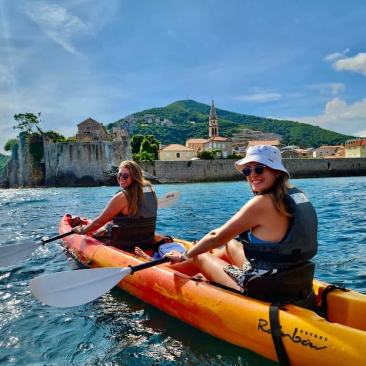 Budva: 3-Hour Paddle Board or Kayak Tour to Coastal Caves | ®ExcursionMania - Image 1
