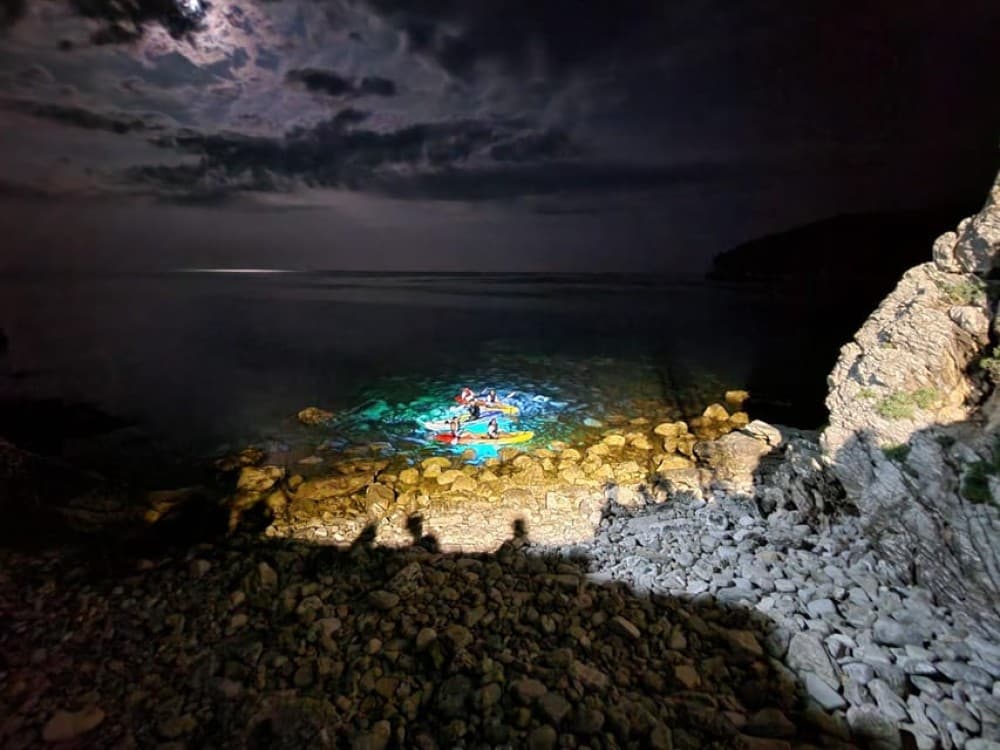 Budva: Night Lights Kayak and SUP Adventure | ®ExcursionMania - Image 9