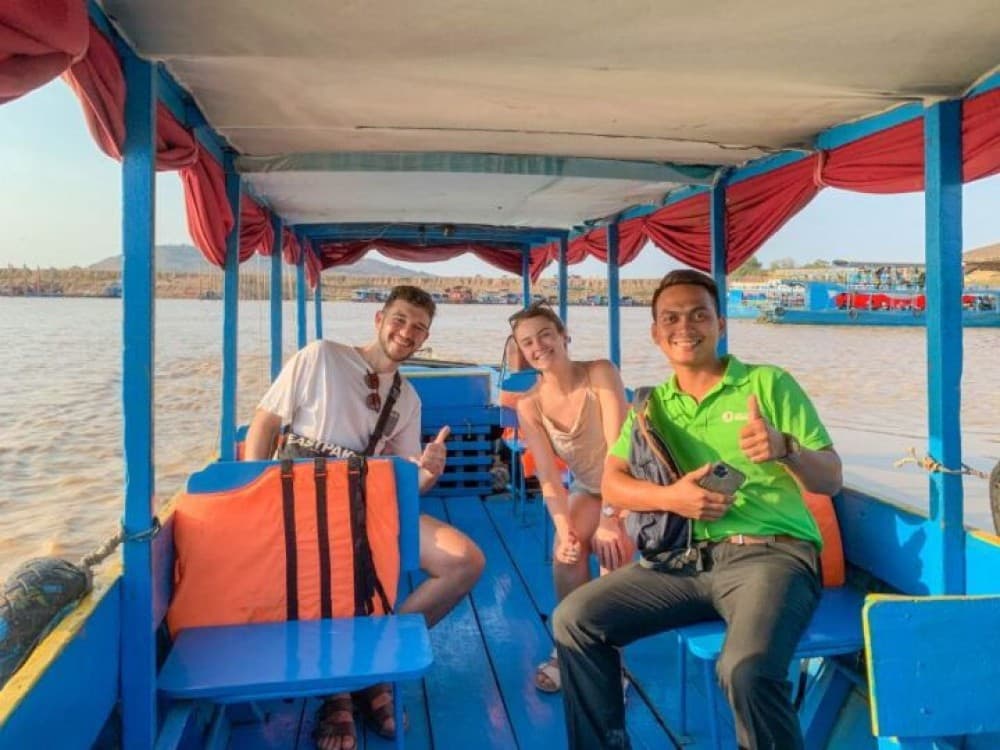 Siem Reap: Angkor Sunset Bike & Boat Tour w/ Drinks & Snacks | ®ExcursionMania - Image 6