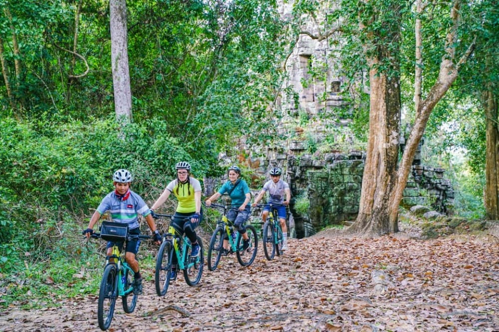Siem Reap: Angkor Sunset Bike & Boat Tour w/ Drinks & Snacks | ®ExcursionMania - Image 8