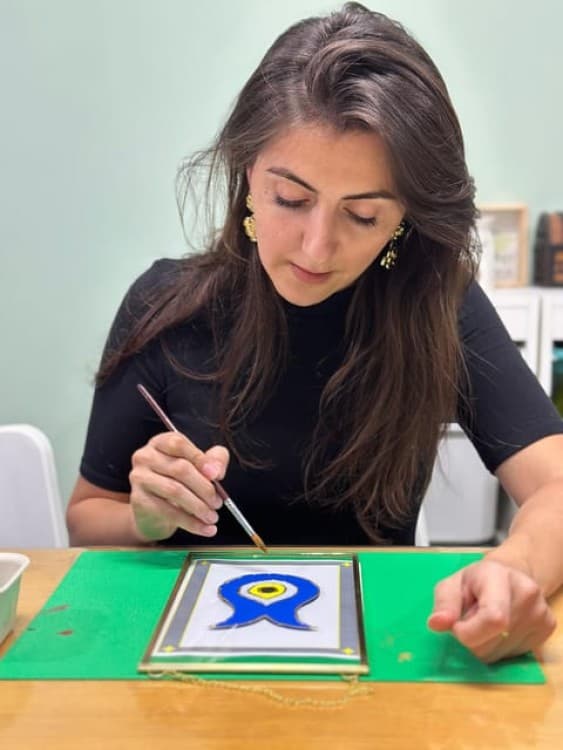 Antalya: Brass Frame Glass Acrylic Painting Workshop | ®ExcursionMania - Image 10