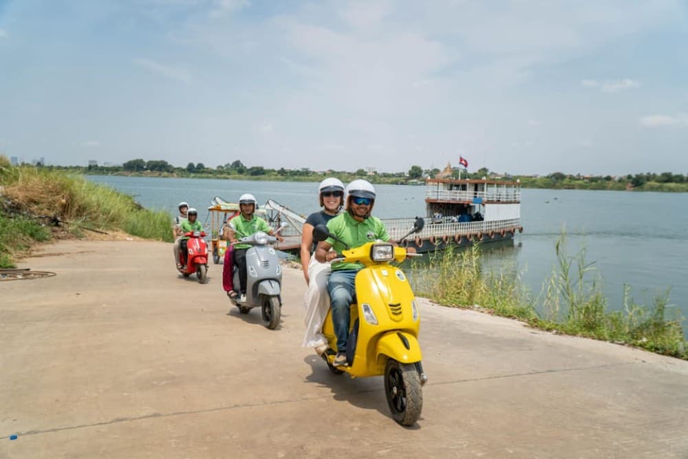 Phnom Penh: Silk Island Tour by Vespa | ®ExcursionMania - Image 2