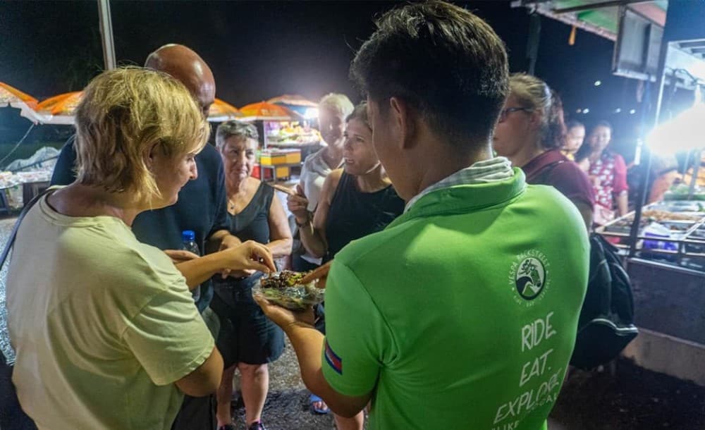 Siem Reap: Evening Foodie Vespa Tour | ®ExcursionMania - Image 5