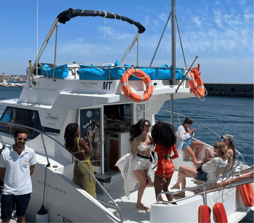 Lisbon: 3H Private Luxury Catamaran Tour with Swimming | ®ExcursionMania - Image 4