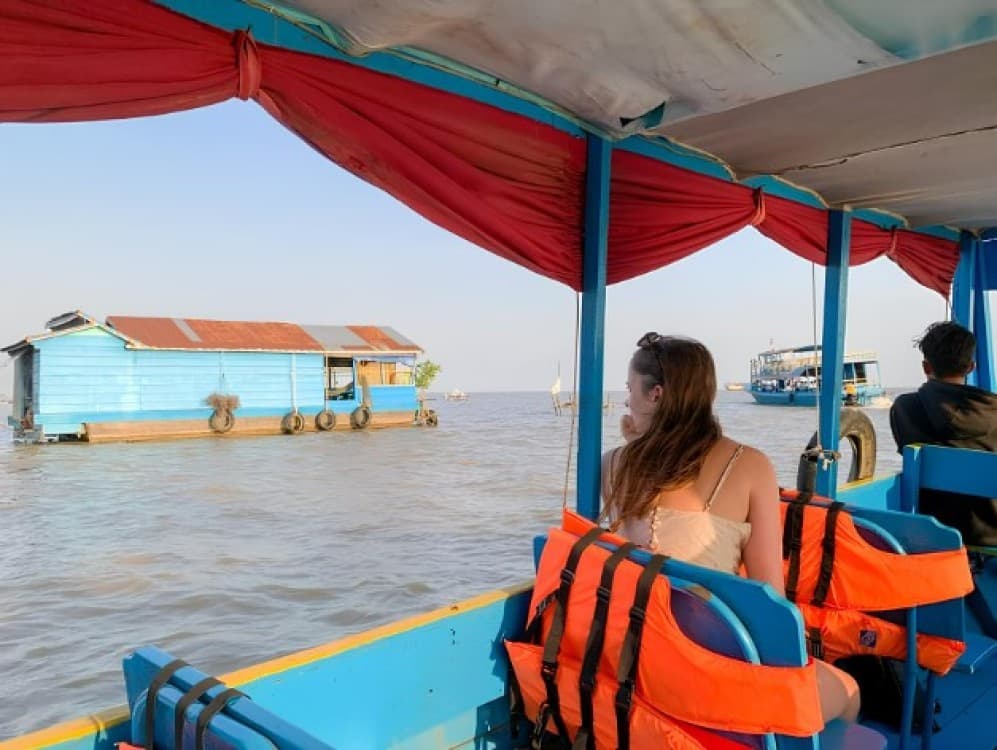 Siem Reap: Floating Village Sunset Boat Guided Vespa Tour | ®ExcursionMania - Image 3