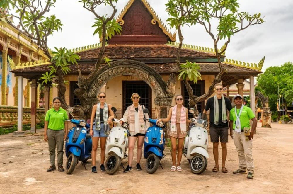 Siem Reap: Floating Village Sunset Boat Guided Vespa Tour | ®ExcursionMania - Image 6