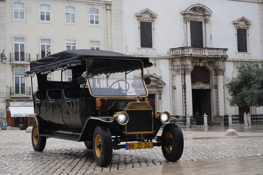 Lisbon: Vintage vehicle replica Romantic Private Tour | ®ExcursionMania - Image 1