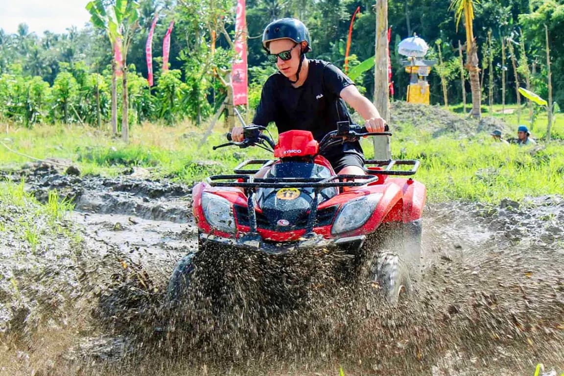 Gorilla Cave ATV Bali Ubud, Monkey Forest, Temple, and Lunch | ®ExcursionMania - Image 2