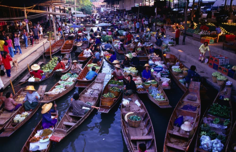 Damneon Saduak Floating Market & Erawan Waterfall from Bangkok | ®ExcursionMania - Image 6