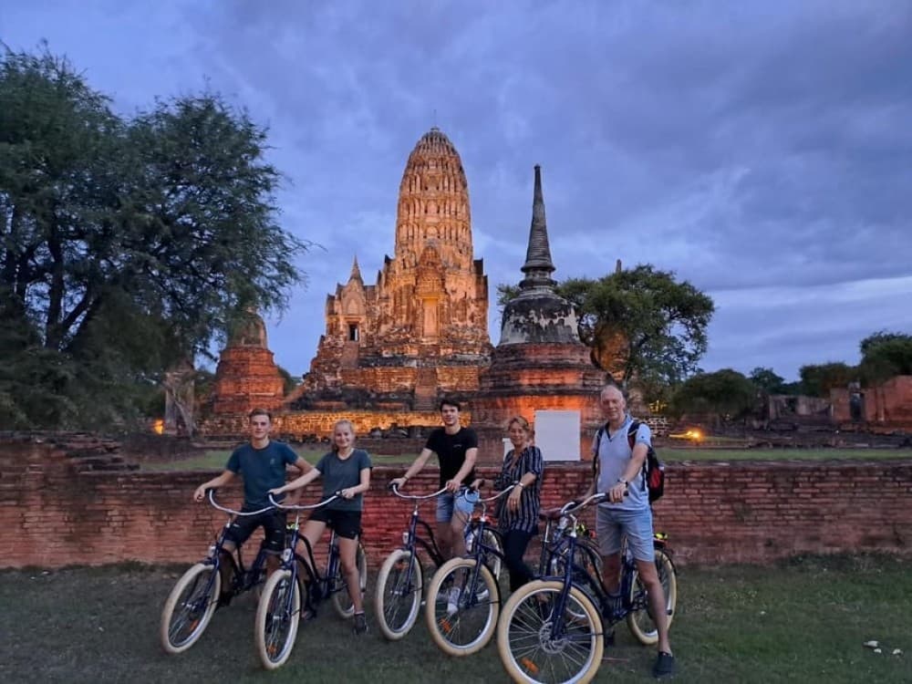 Ayutthaya Sunset Bicycle Tour to Famous Temples  Heritage Trails | ®ExcursionMania - Image 1