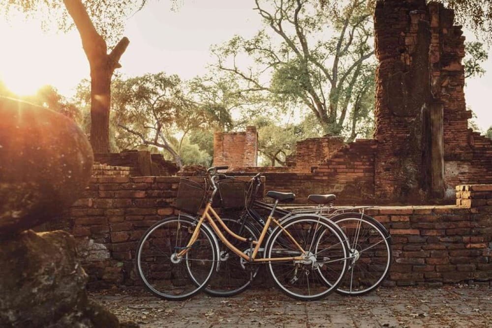Ayutthaya Sunset Bicycle Tour to Famous Temples  Heritage Trails