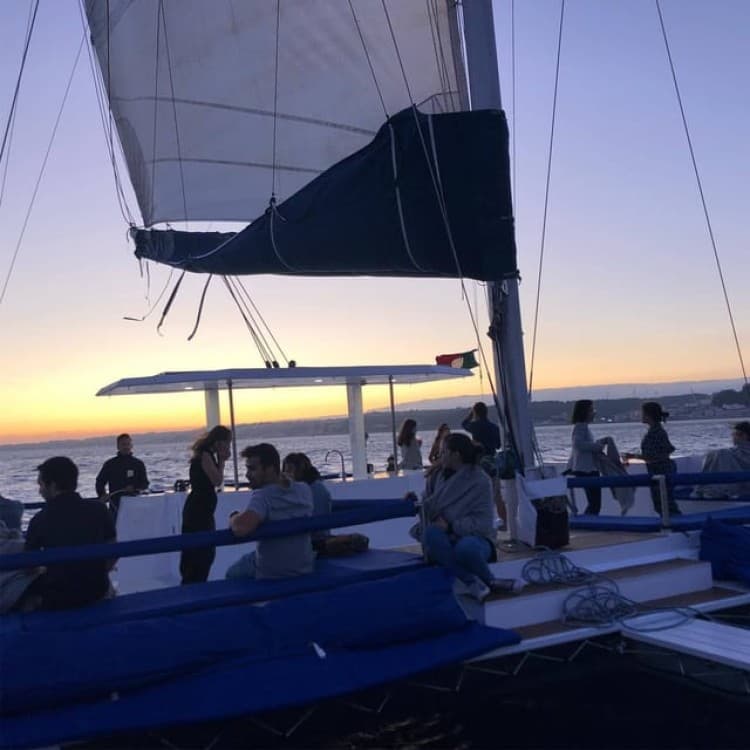 Lisbon: Private Catamaran Charter for up to 18-People | ®ExcursionMania - Image 1