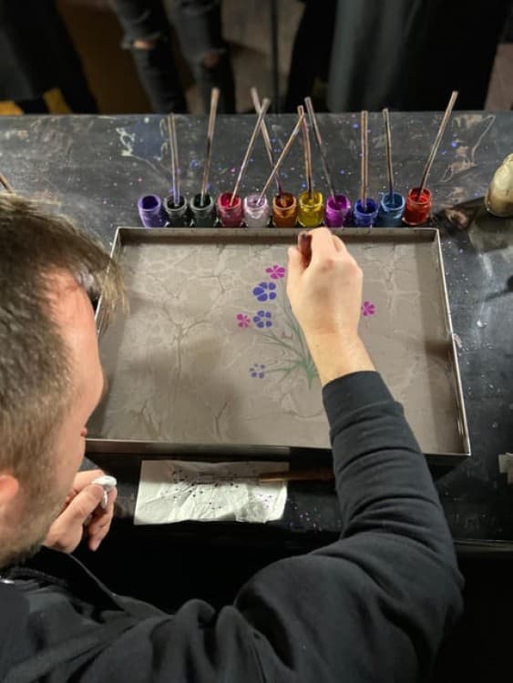 Istanbul: Turkish Marbling Paper Ebru Art Workshop | ®ExcursionMania - Image 5