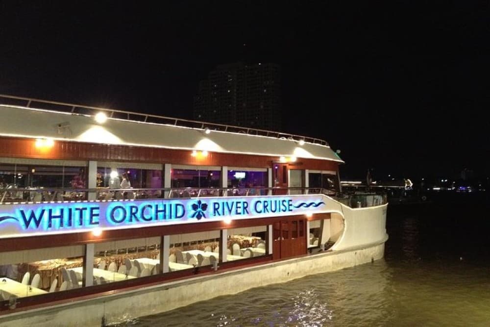 White Orchid Dinner River Cruise at Bangkok Admission Ticket | ®ExcursionMania - Image 2