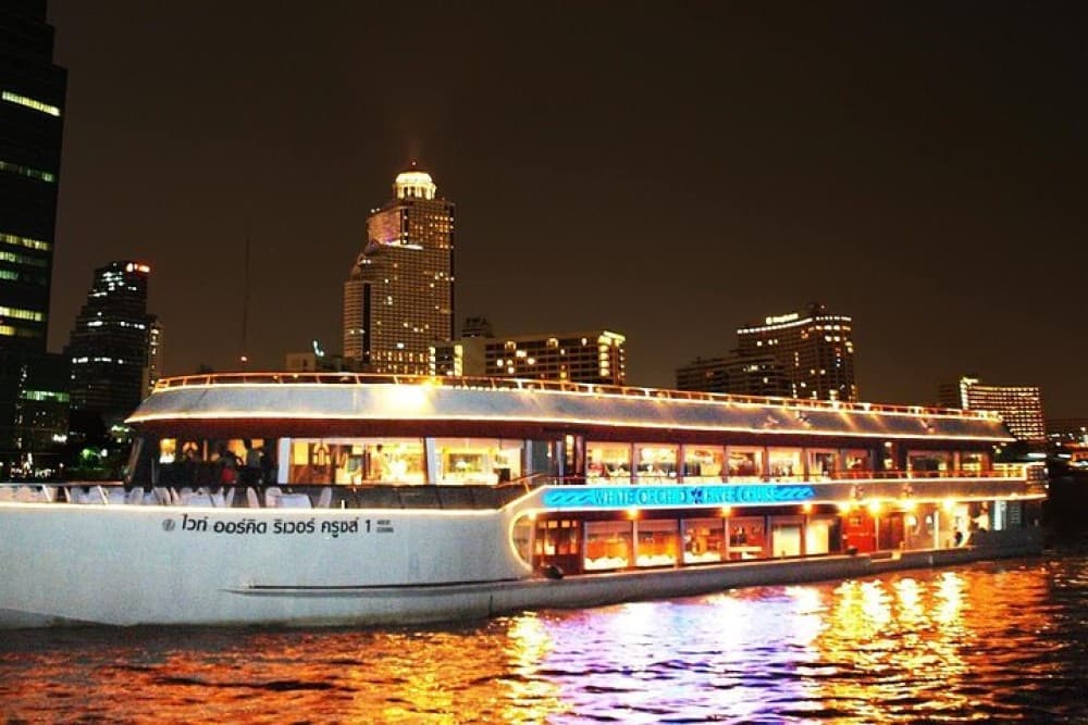 White Orchid Dinner River Cruise at Bangkok Admission Ticket | ®ExcursionMania - Image 3