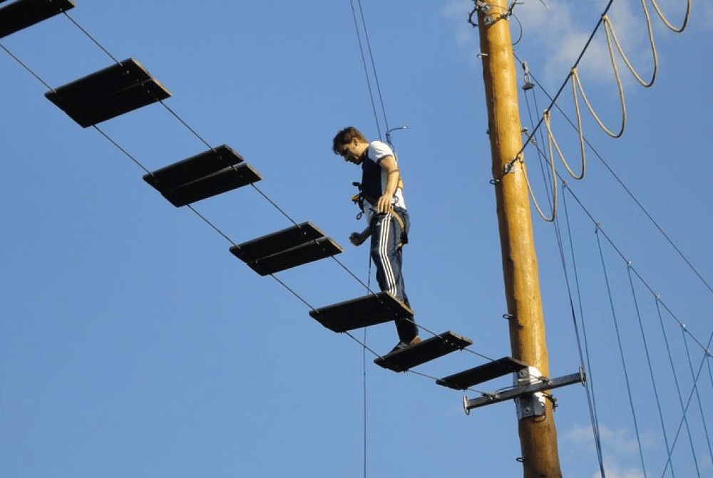Half-Day Low-Ropes and High-Rope Challenge Course in Prague | ®ExcursionMania - Image 1