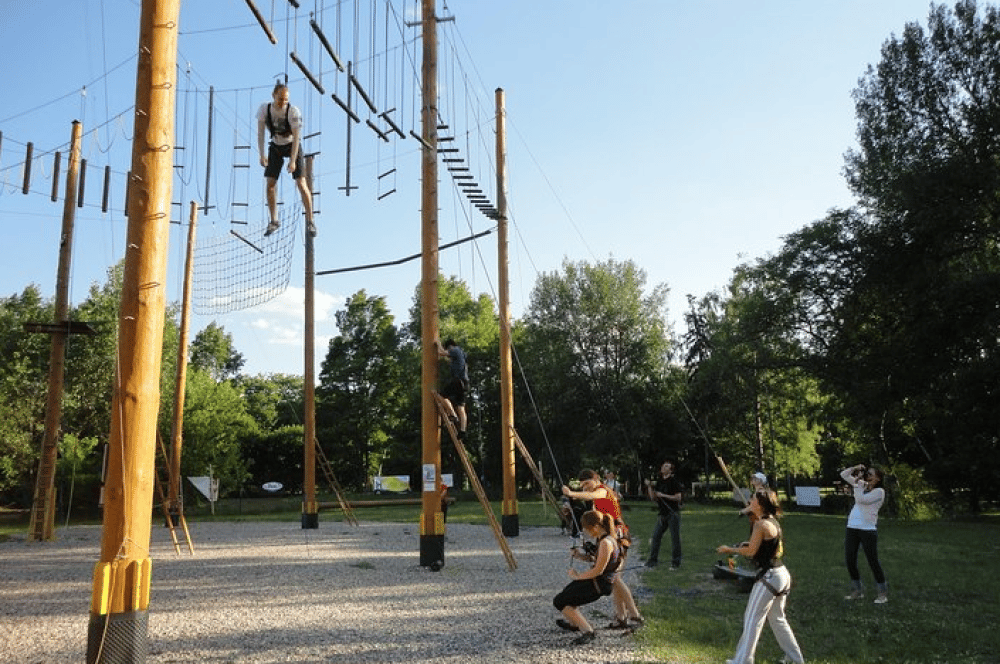 Half-Day Low-Ropes and High-Rope Challenge Course in Prague | ®ExcursionMania - Image 4