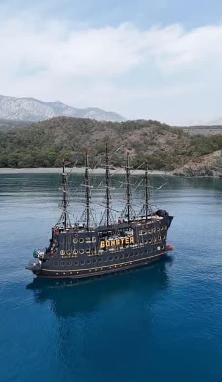 From Kemer: Gonster All Inclusive Pirate Boat Trip W/Hotel Transfers | ®ExcursionMania - Image 1