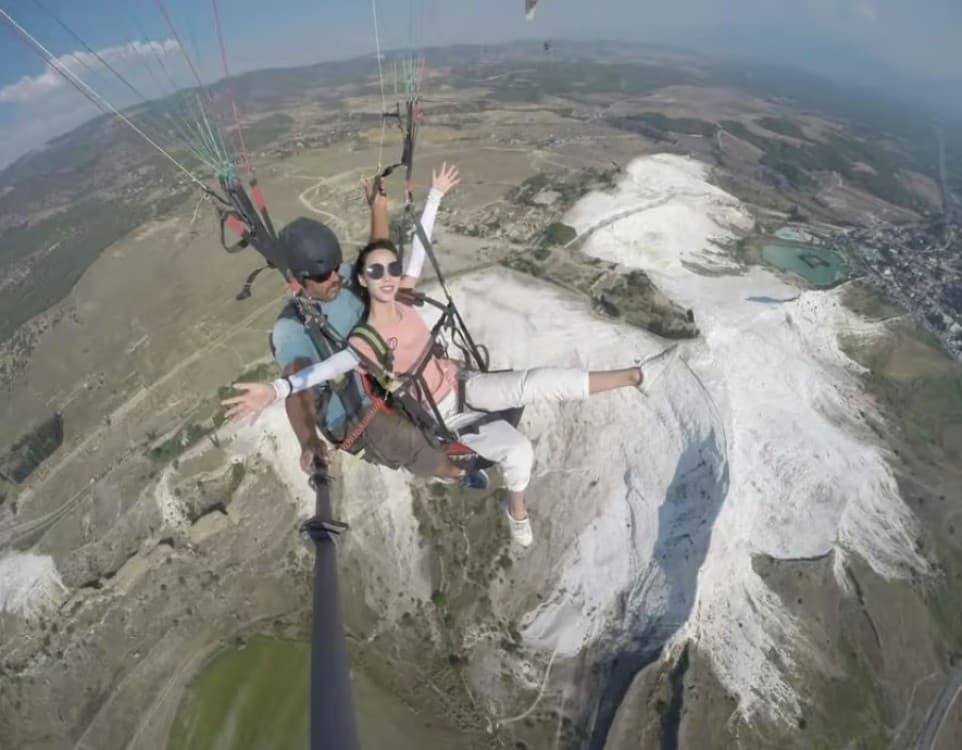 Pamukkale: Tandem Paragliding with Ancient Hierapolis Views | ®ExcursionMania - Image 2