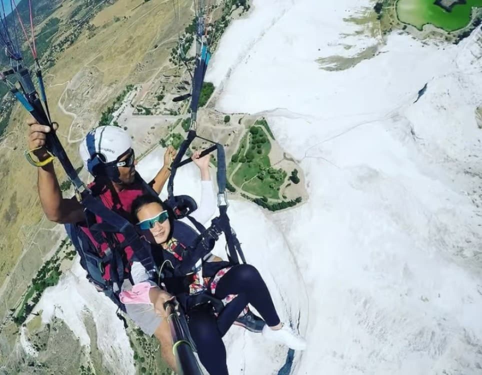 Pamukkale: Tandem Paragliding with Ancient Hierapolis Views | ®ExcursionMania - Image 4