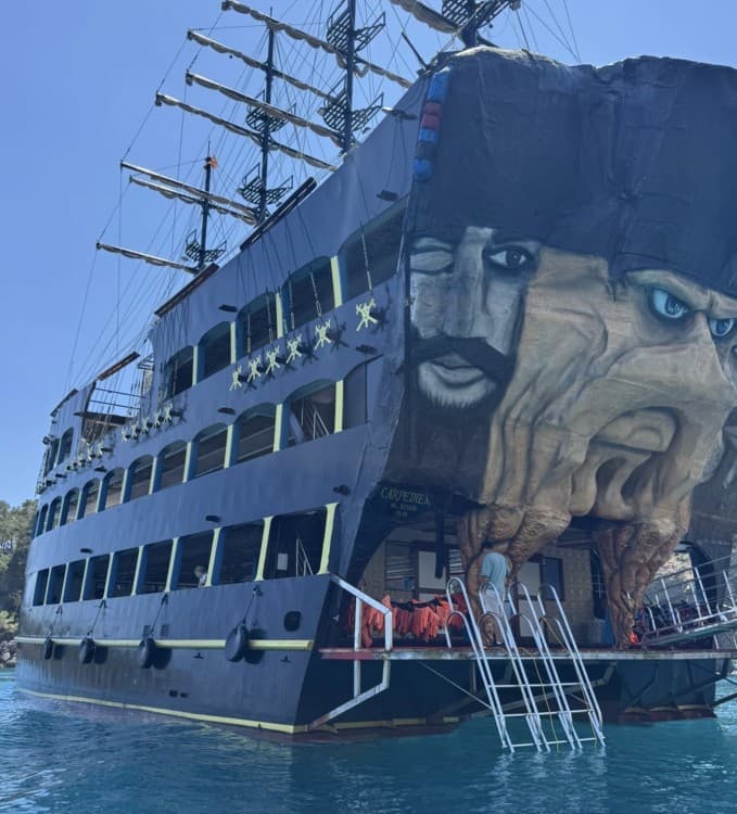 Red Dragon Pirate Boat From Antalya: Secret Bays & Coastal Gems | ®ExcursionMania - Image 8